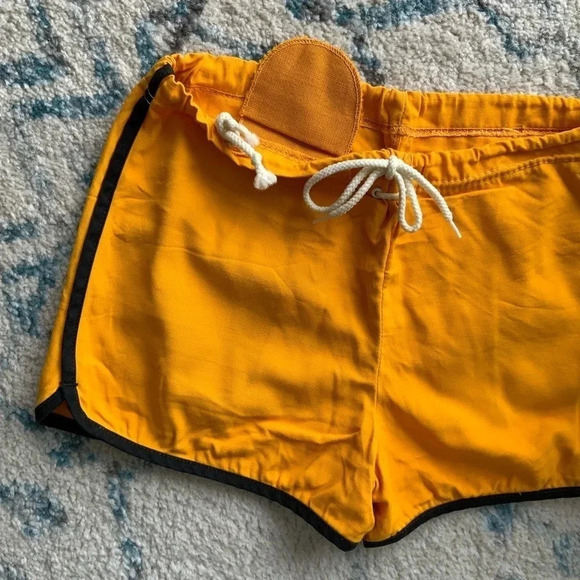 Vintage athletic shorts | youth small | orange | school sports | made  in Canada - Picture 3 of 6